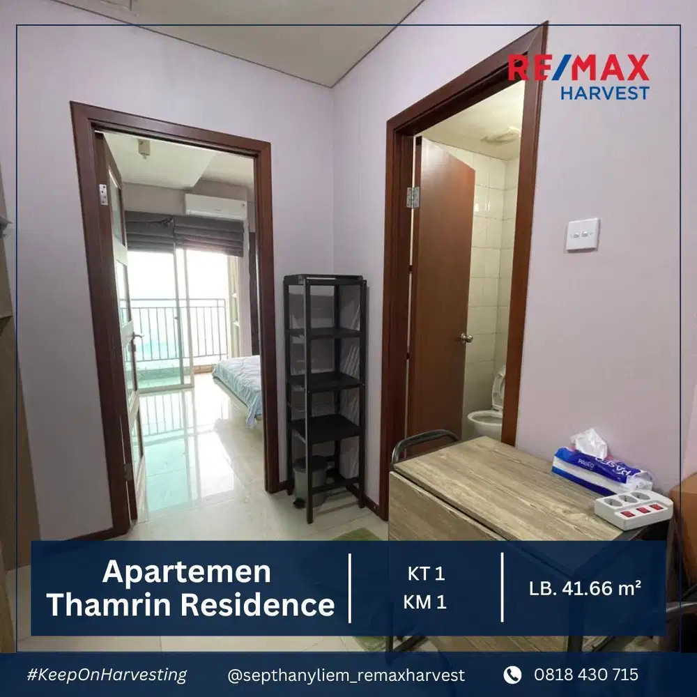 APARTEMEN THAMRIN RESIDENCE SIAP HUNI FULL FURNISHED JAKARTA PUSAT