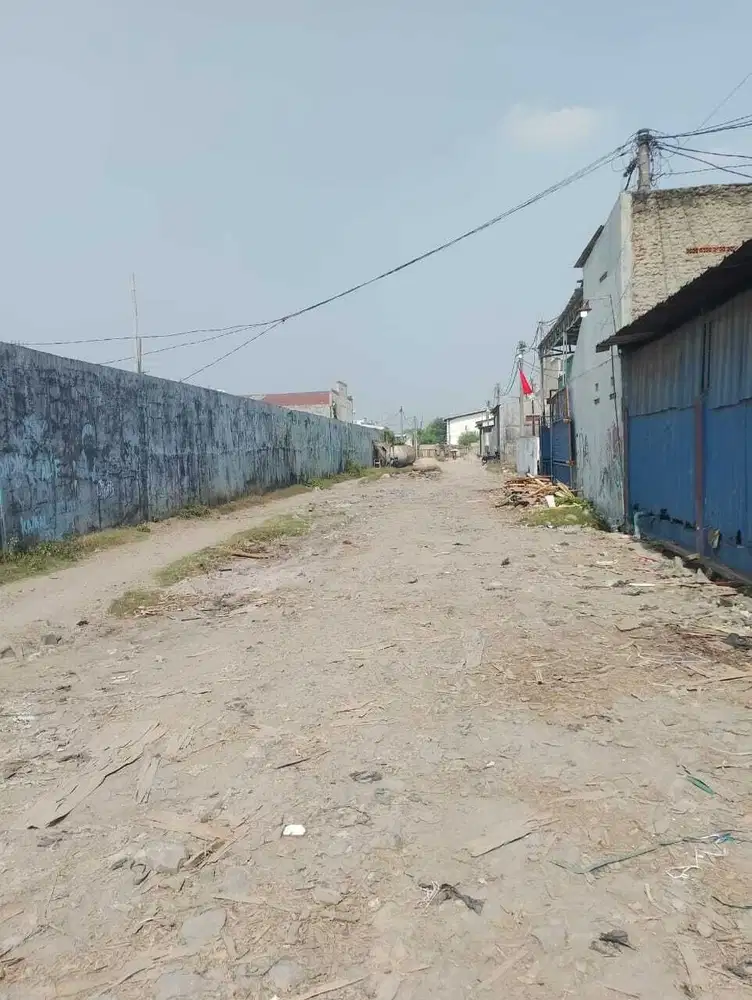 Disewakan Tanah Kavling Pergudangan Dadap Marina , Bisa sewa sebagian