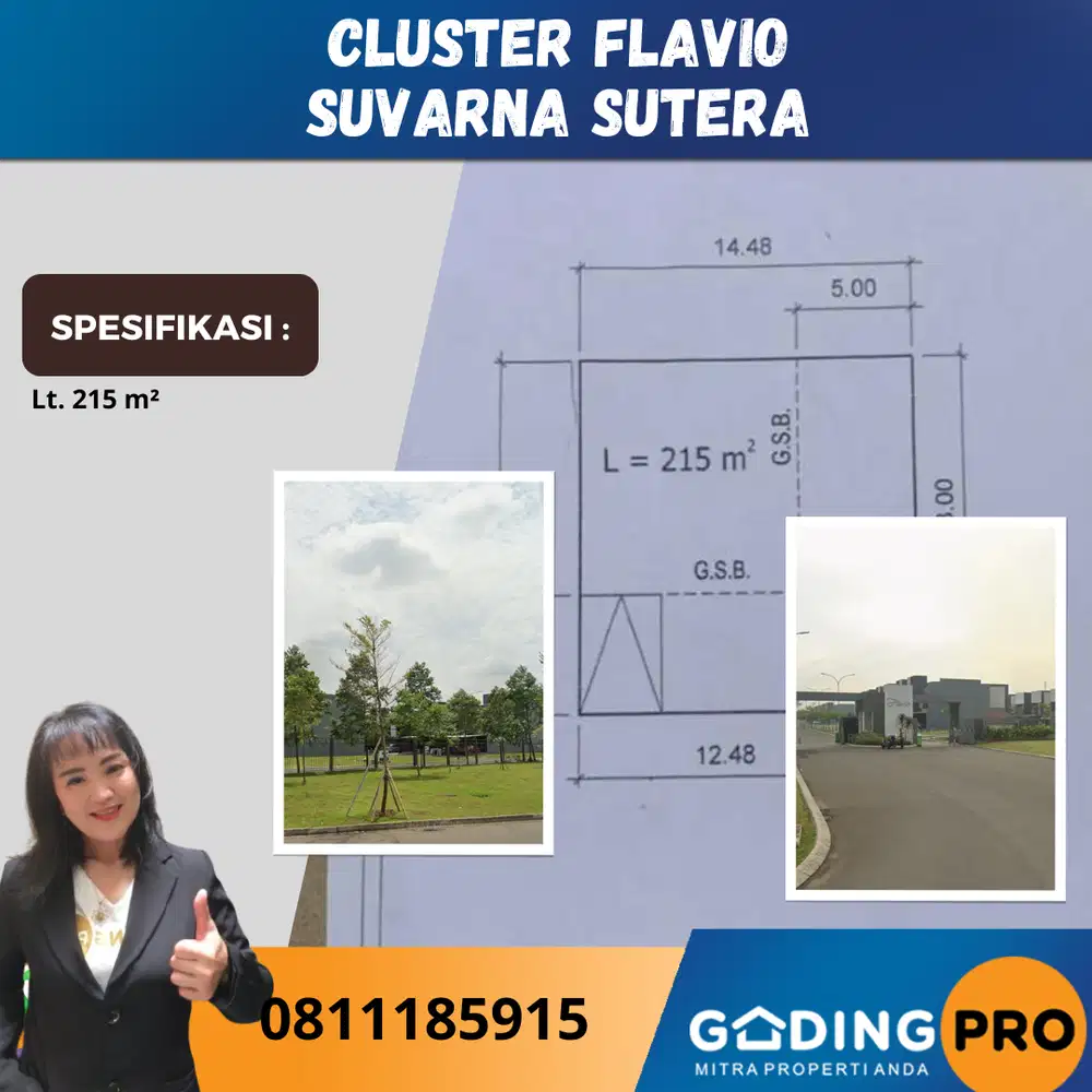 Jual Cepat Kavling Cluster Flavio Suvarna Sutera Cikupa Tangerang