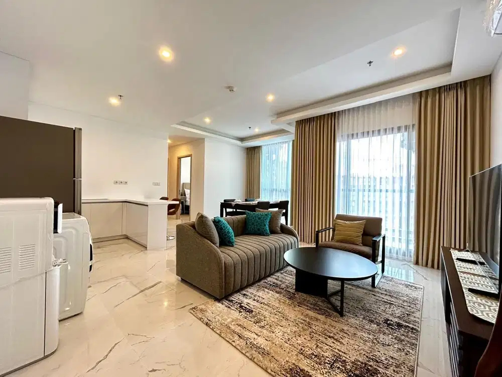 FOR SALE 2 BR NICELY FURNISHED SOUTH QUARTER APT SOUTH JAKARTA