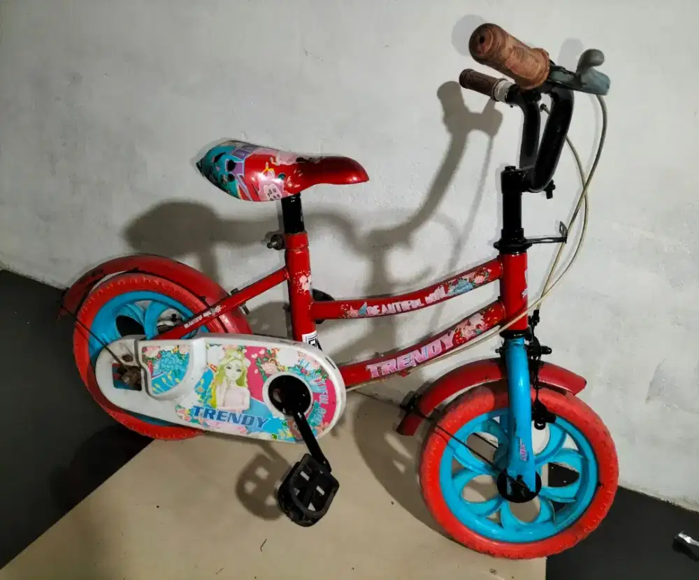 Sepeda anak ukuran 12 kondisi normal