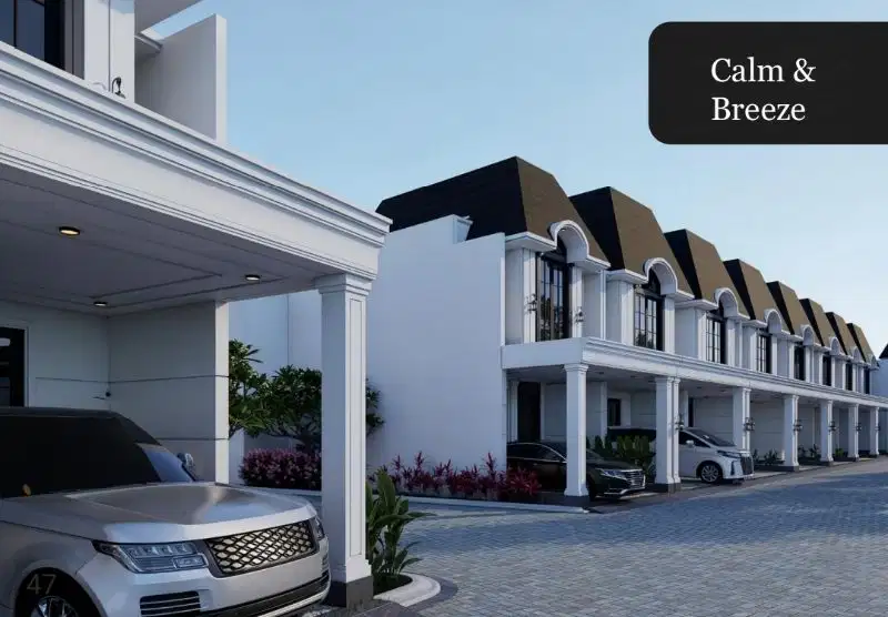 Rumah dengan konsep meditteranian di Serpong free DP,5 JT all in