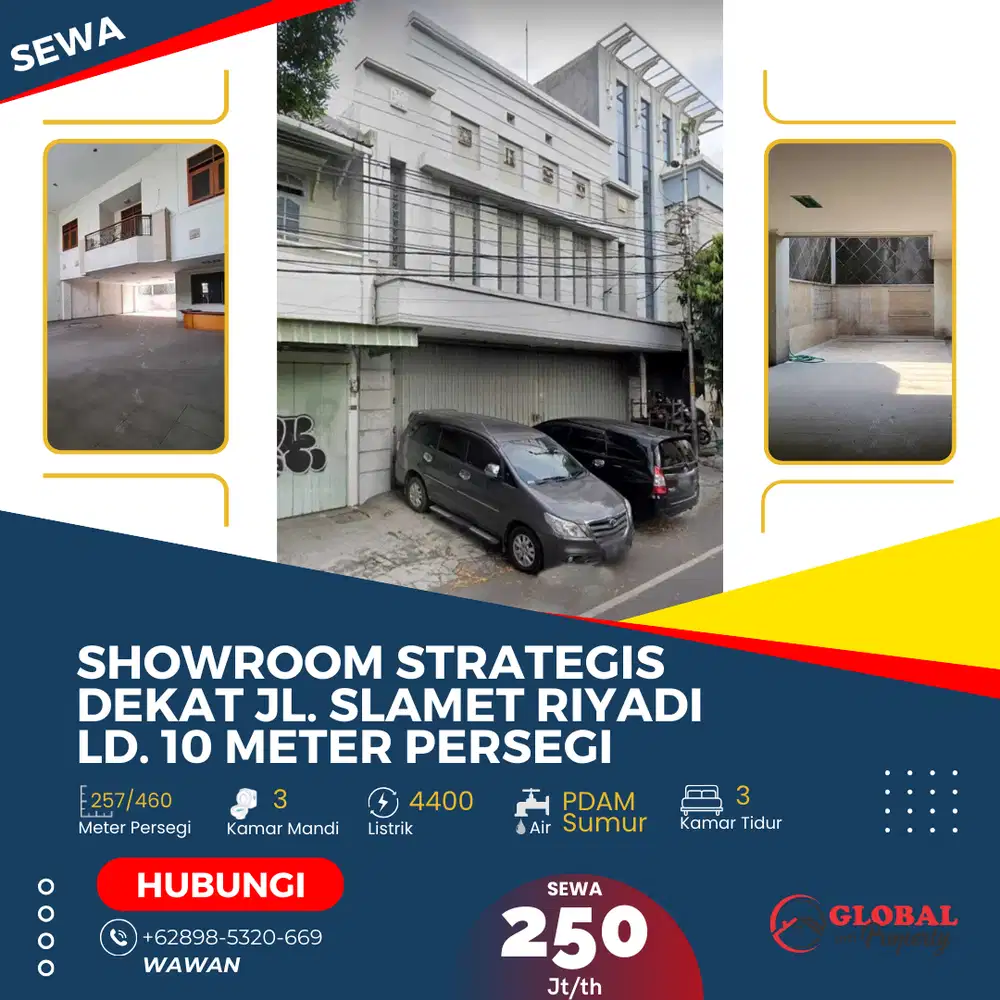 Showroom Strategis Dekat Jl. Slamet Riyadi Solo