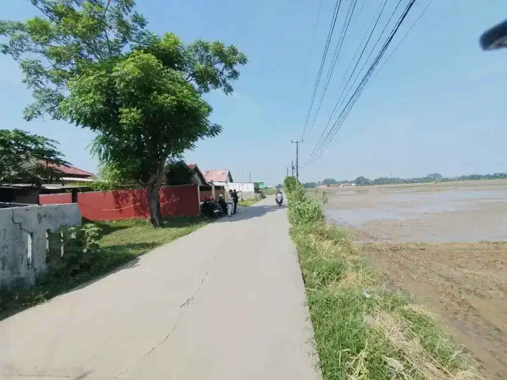 Dijual tanah strategis 6 ha pinggir jl raya cibitung Gabus Tambelang