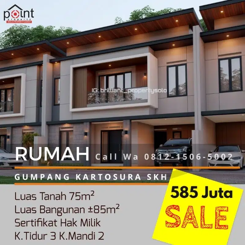 Rumah Cantik 2 Lt Modern Hot Promo Perdana