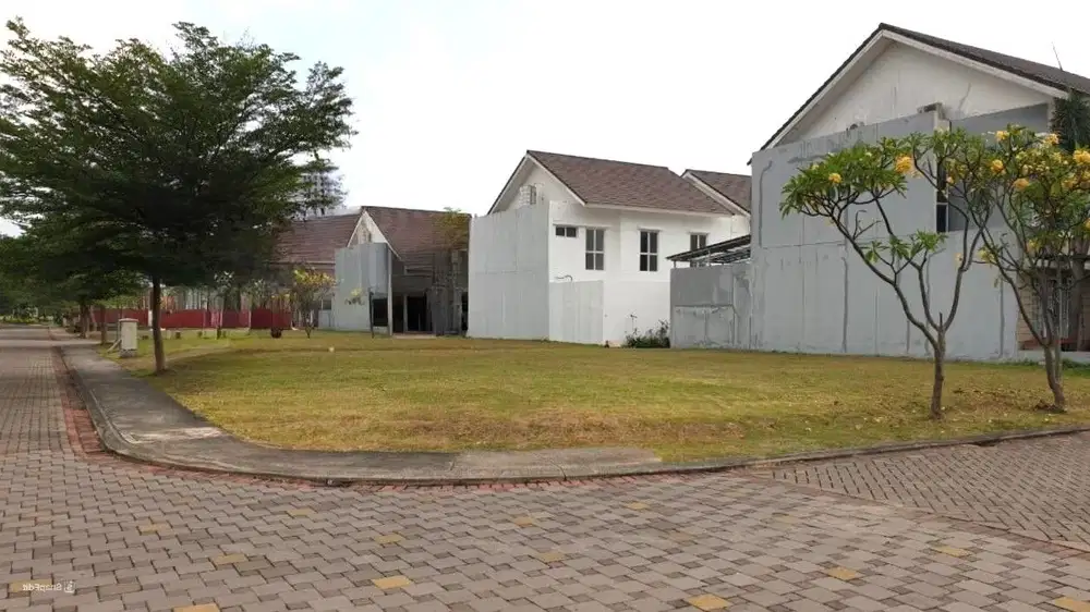 Kavling hoek 477m 23,85x20 Cluster Palm Spring JGC Jakarta Garden City