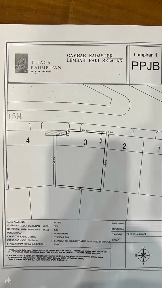 Under Market Price  Tanah Telaga Kahuripan Bogor Gugus Lembah Padi