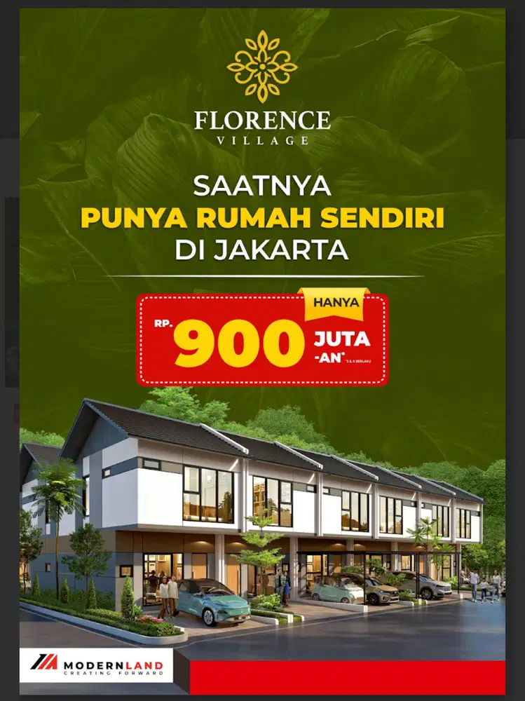 Dijual rumah inden Jakarta Garden City