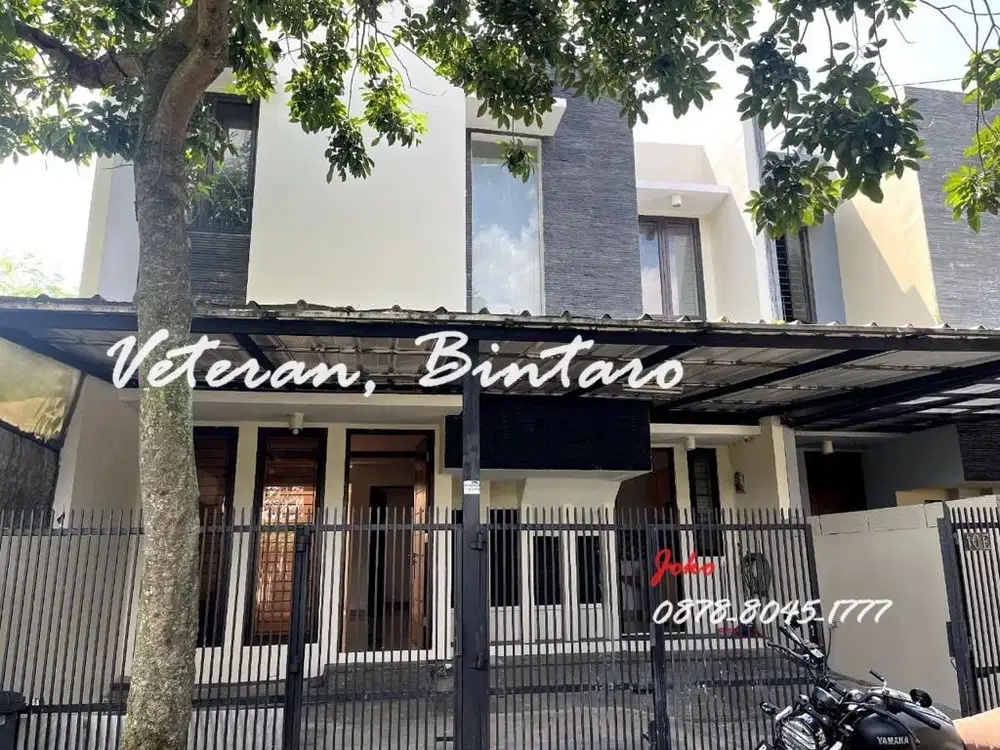 Rumah 2 Lt Dekat Pintu Tol, Area Veteran Bintaro, Jakarta Selatan