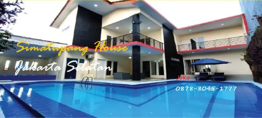 Rumah Mewah Furnished with Pool dkt Gdg Nestle, Kebagusan, jakarta Slt