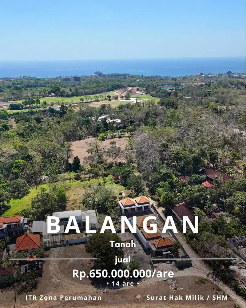 INVESTASI MENGUNTUNGKAN DEKAT PANTAI BALANGAN DENGAN PEMANDANGAN INDAH