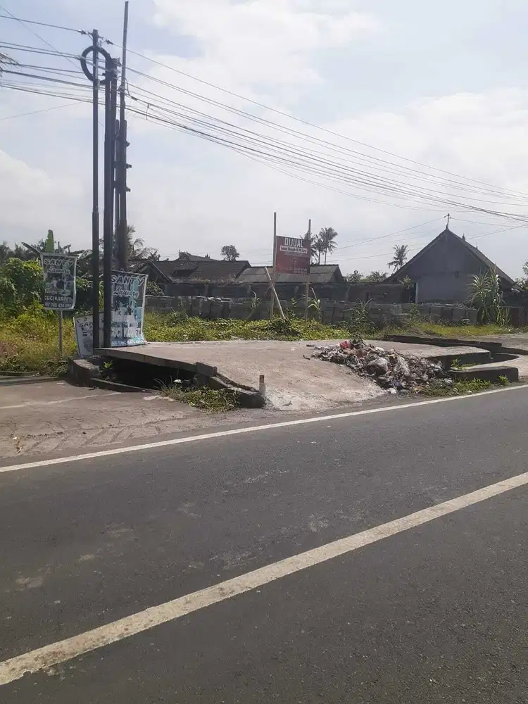 Tanah Dijual Lokasi Jalan Utama Blangsinga Gianyar