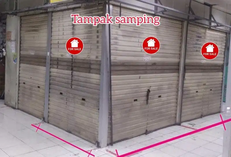 DIJUAL RUKO STAND HOOK DI PGS DAERAH BUBUTAN SURABAYA PUSAT