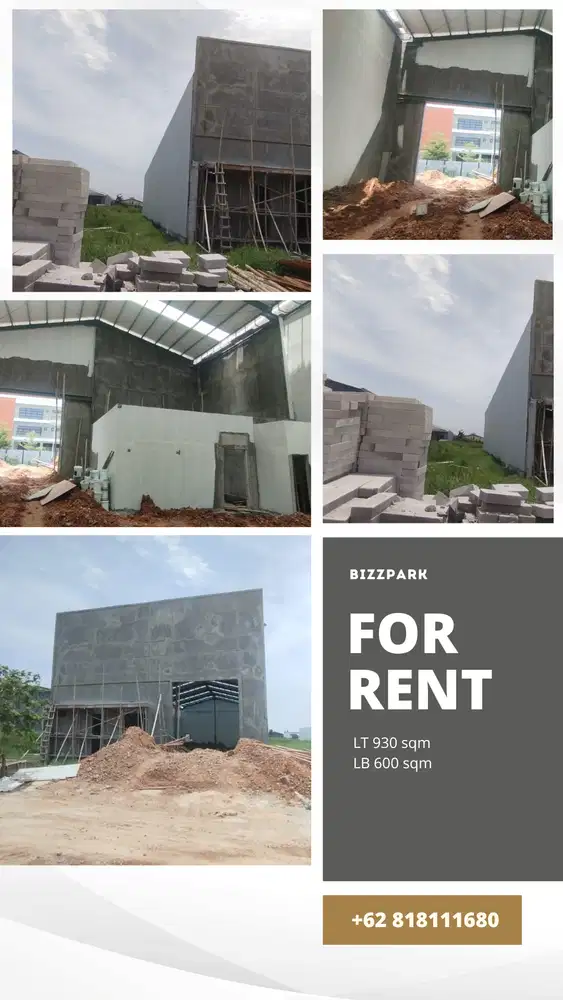 Disewakan CEPAT  Gudang baru d PERGUDANGAN LAKSANA Bizzpark