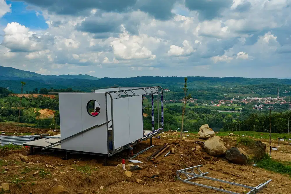 Tanah Kavling Murah tinggi 400 Mdpl Dingin View Keren di Bogor Timur