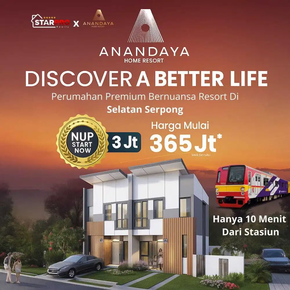 New Launching 80Hektar at Anandaya Home Parung Panjang Dekat Stasiun