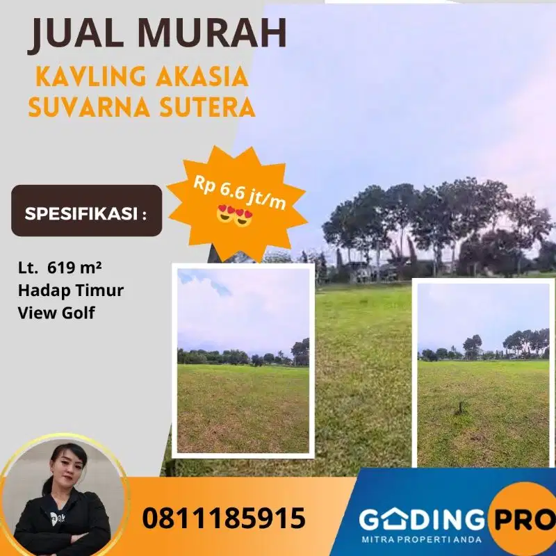 Murah Kavling Nempel Golf Suvarna Cluster Akasia Cikupa Tangerang