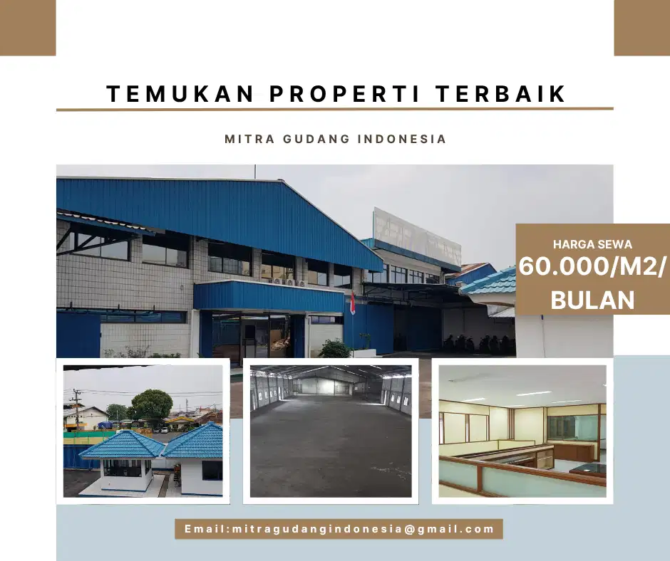 Gudang disewa di pondok ungu bekasi