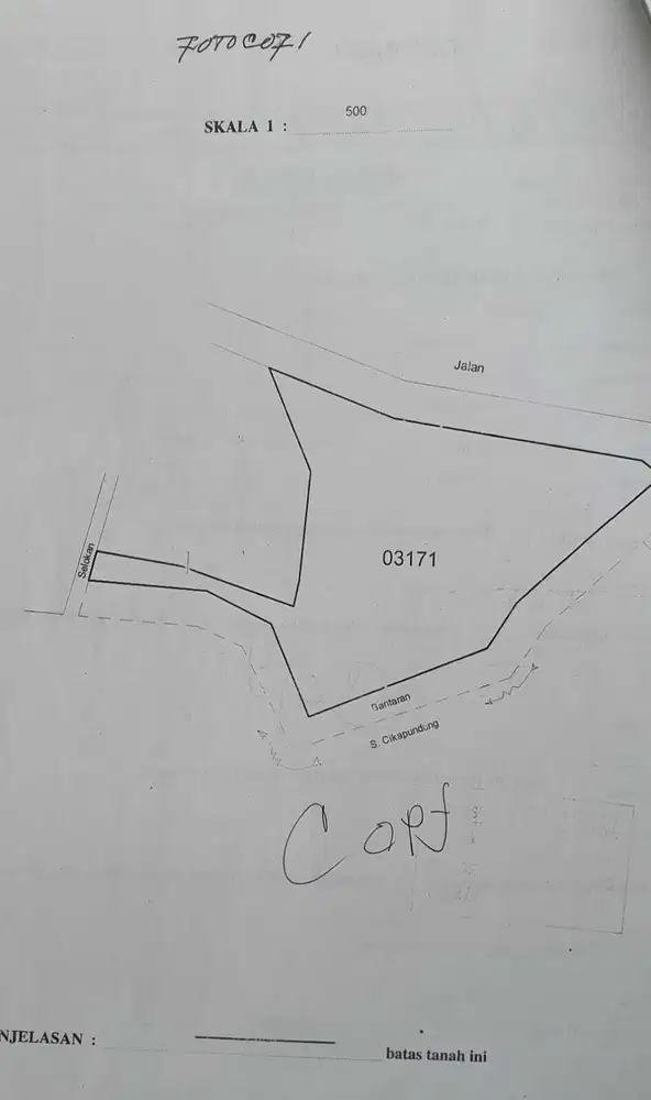 Dijual Cepat Hitung Tanah Rumah makan di Citra Green Ciumbuleuit