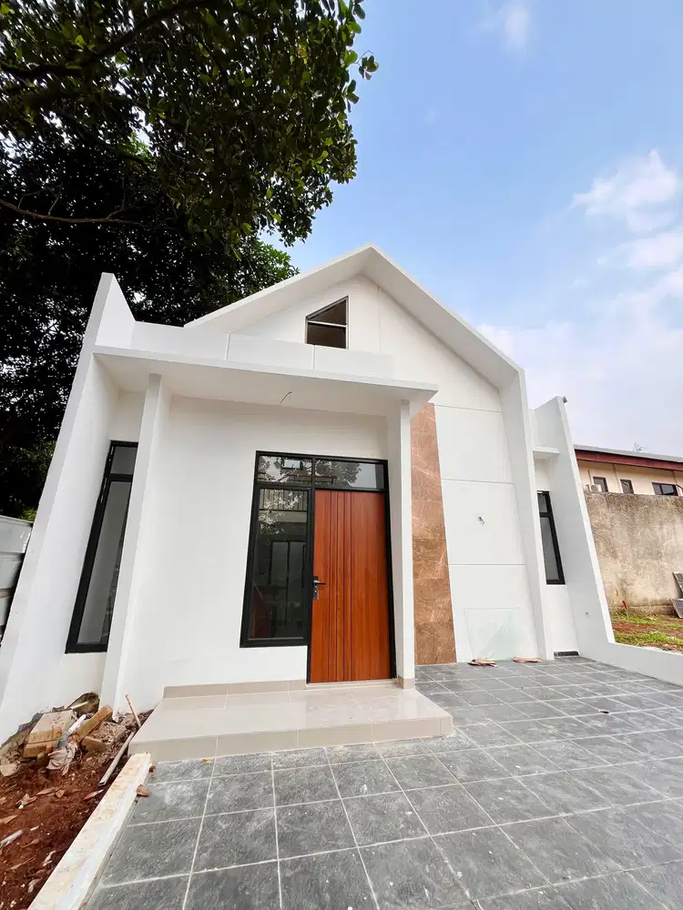 Dijual Siap Huni Rumah Mezzanine Dalam Cluster Free Biaya All in di Jalan Raya Ujung Aspal