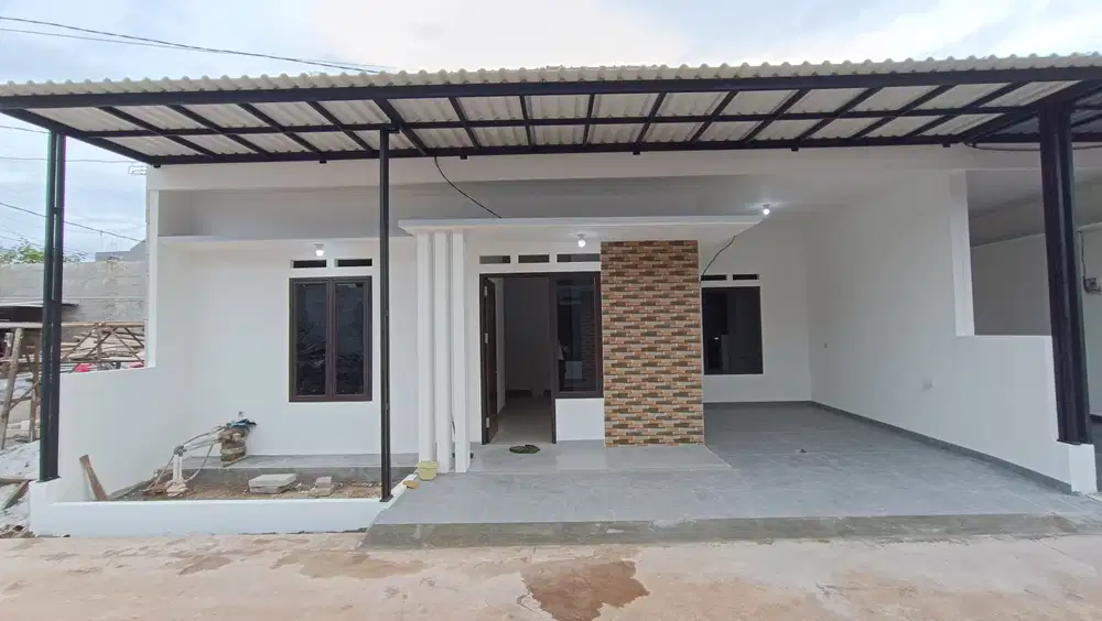 RUMAH BARU 1 LANTAI DALAM CLUSTER 5 MENIT KE STASIUN LRT JATIBENING