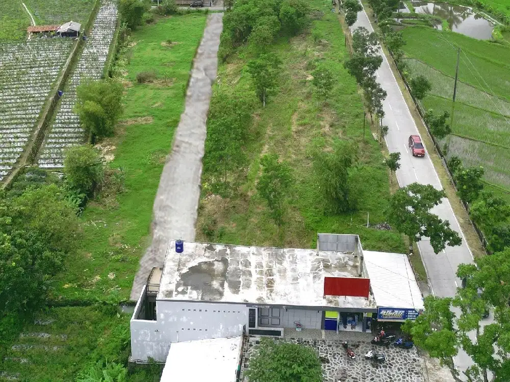 Tanah  Magku Jalan Aspal Mungkid Magelang, Legalitas Aman