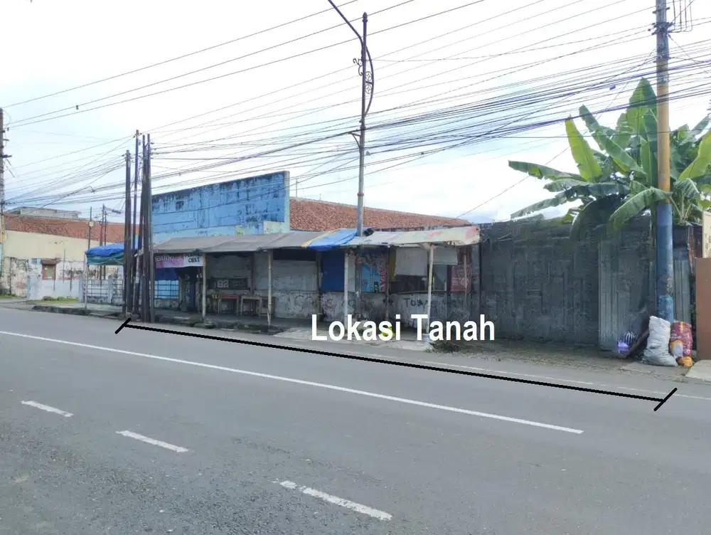 Dijual Tanah Lokasi Premium Lebar 15 Mtr - 1 Menit Dari Pasar Wage