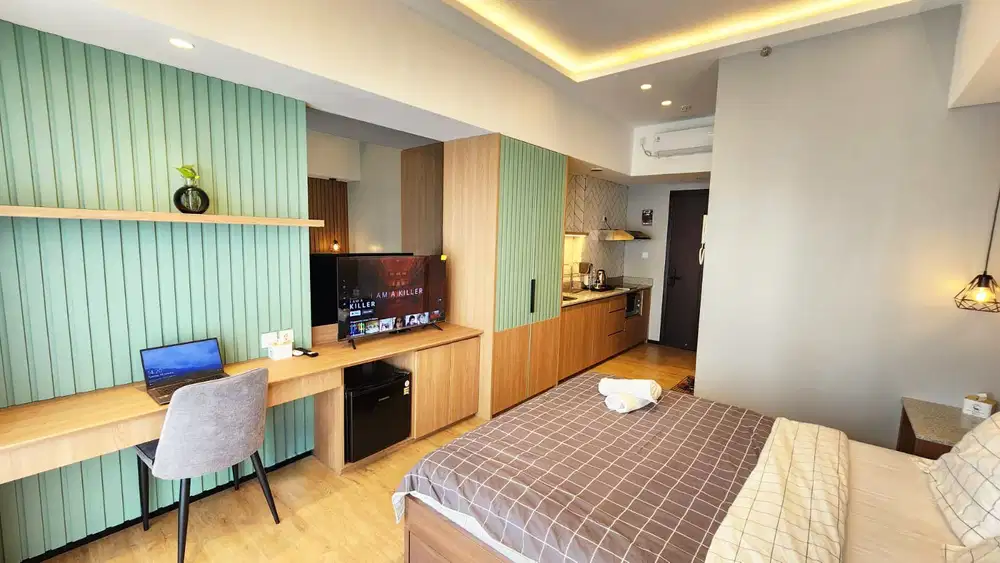 DIJUAL Murah Apartemen Best View 1BR Full Furnished Casa de Parco BSD