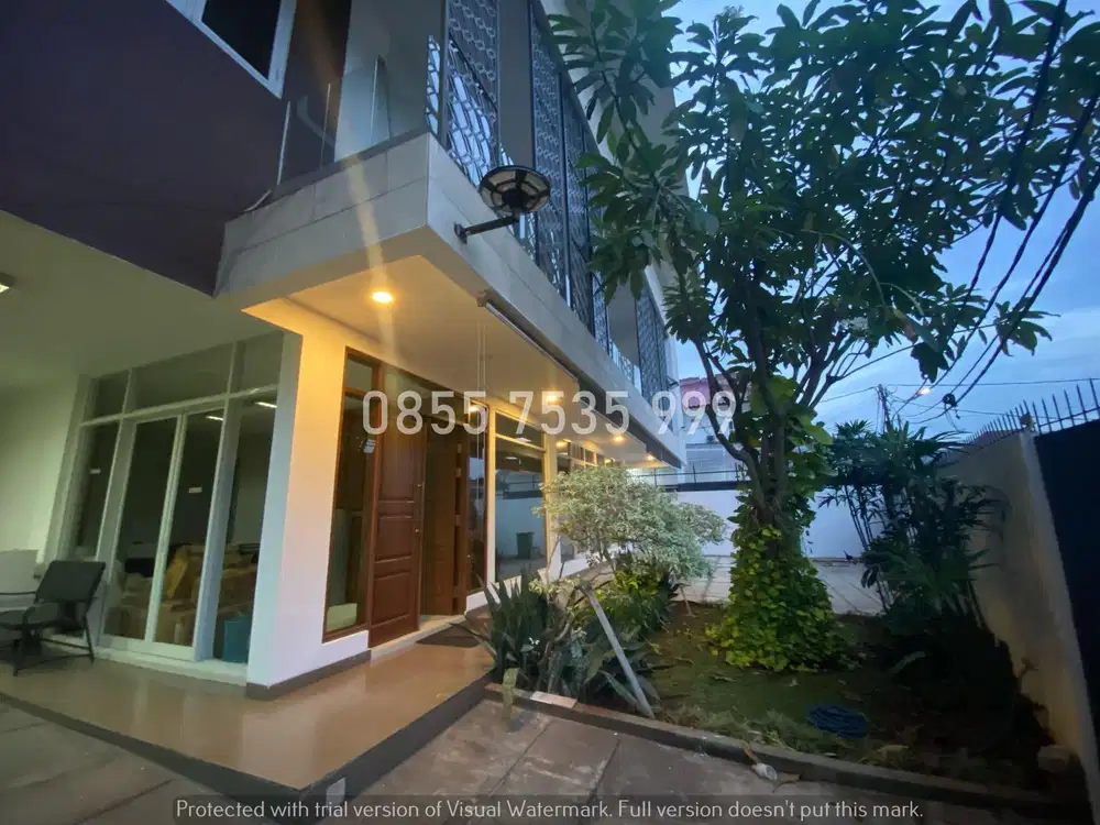 Rumah Kantor Slipi Kemanggisan Jakarta Barat Furnished Jarang Ada