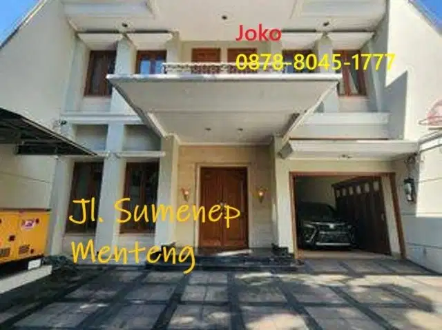Rumah Bagus TERMURAH area Elit Jl. Sumenep, Menteng, Jakarta Pusat