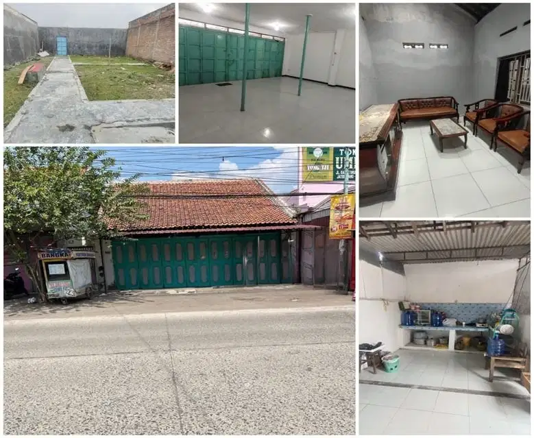 BREBES JATIBARANG TANAH DAN BANGUNAN PINGGIR JALAN RAYA JUAL MURAH