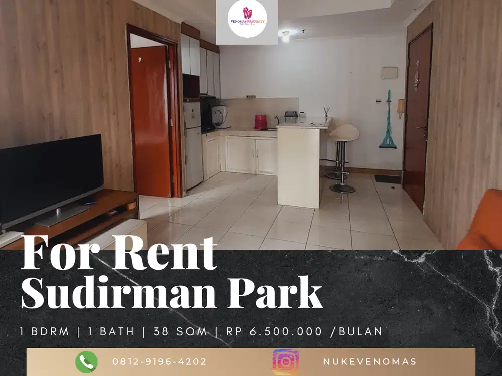 Disewakan Apartement Sudirman Park 1BR Furnished Tower A