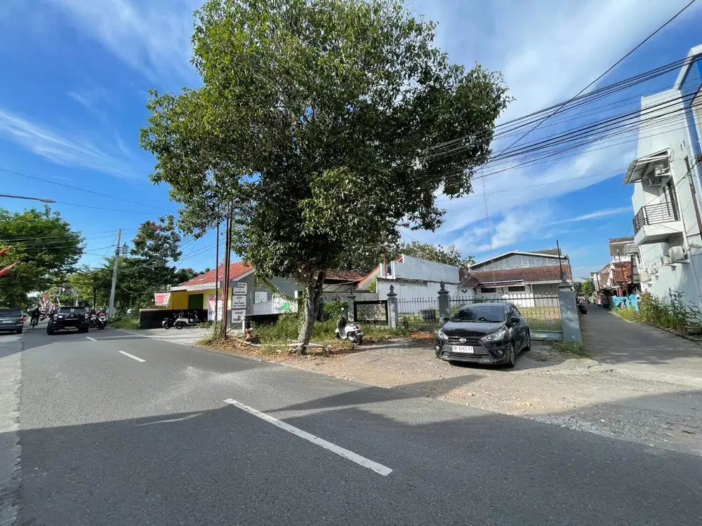 2 Menit Kampus UAD 4 Jogja, Jual Tanah Sorosutan Tepi Aspal, Cocok Usaha atau Kost