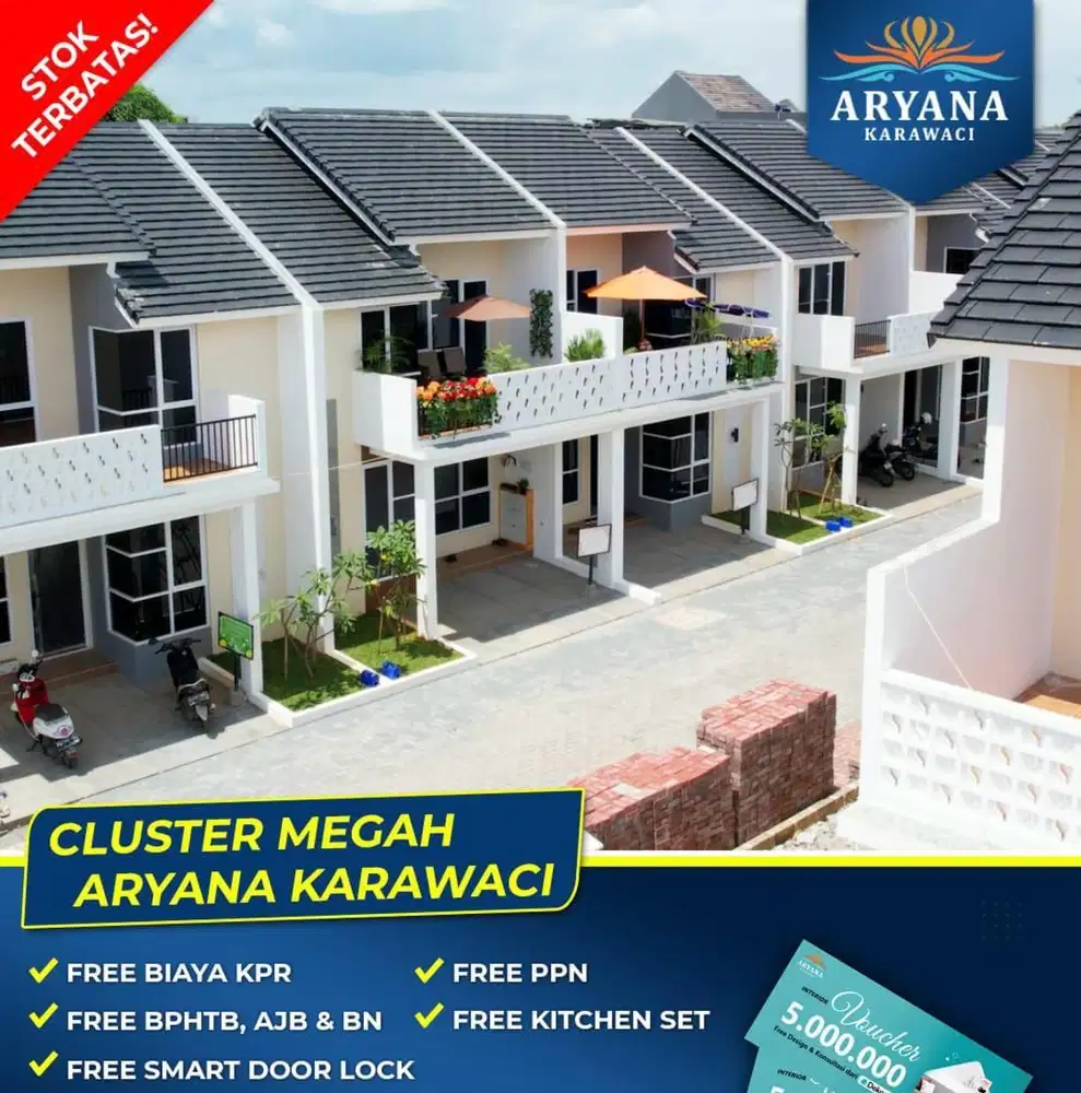 Rumah Keren Aryana Karawaci Rumah Strategis Terlaris di Tangerang
