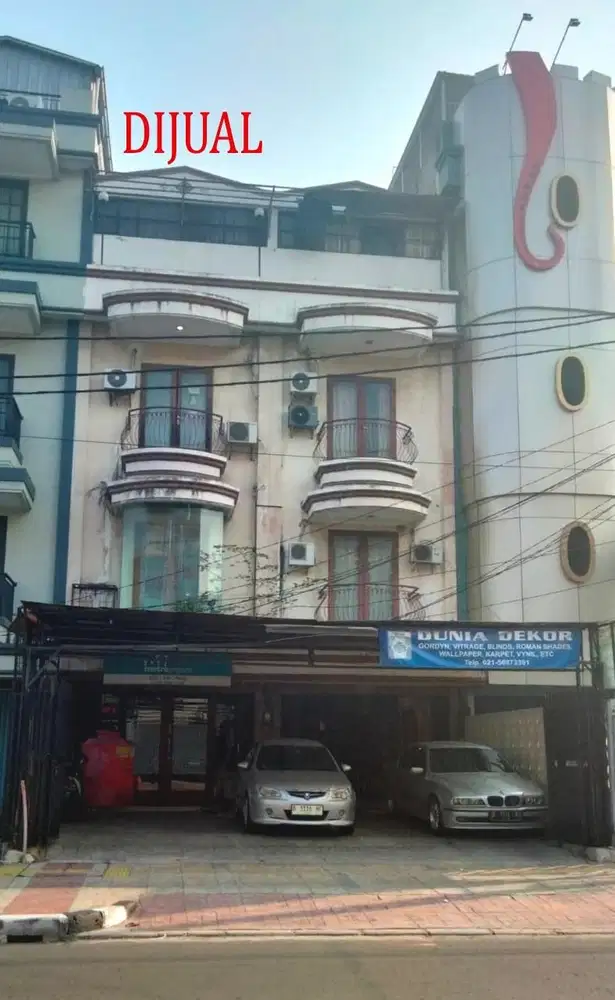 DIJUAL RUKO 4 LANTAI DAERAH TANJUNG DUREN