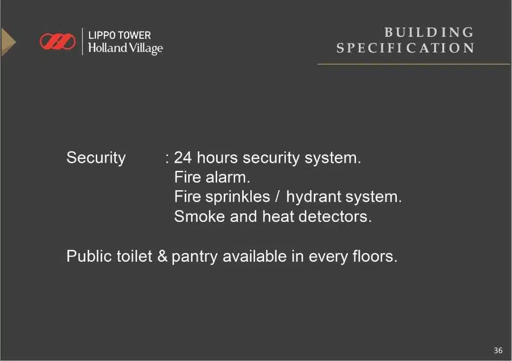 Holland Village Office Tower  Cempaka Putih,Ready To Use