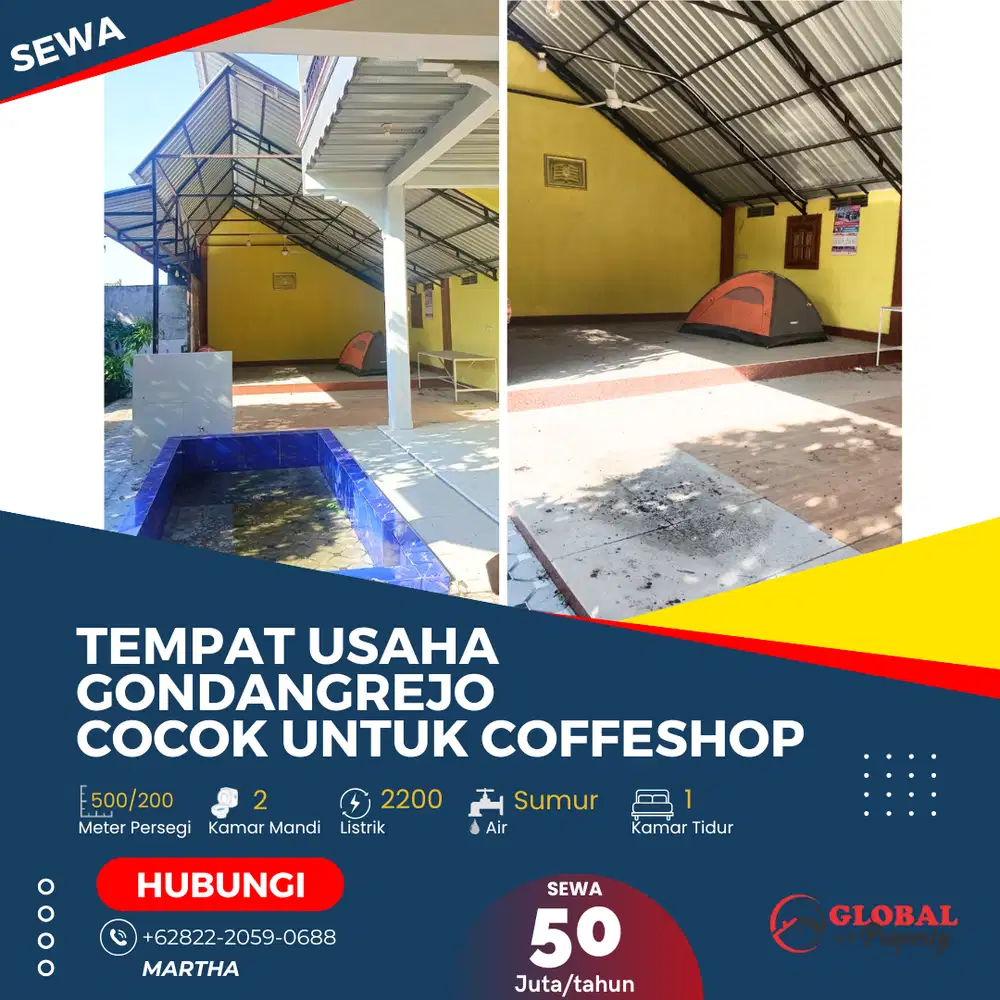 Tempat Usaha Strategis Cocok Untuk Coffee Shop