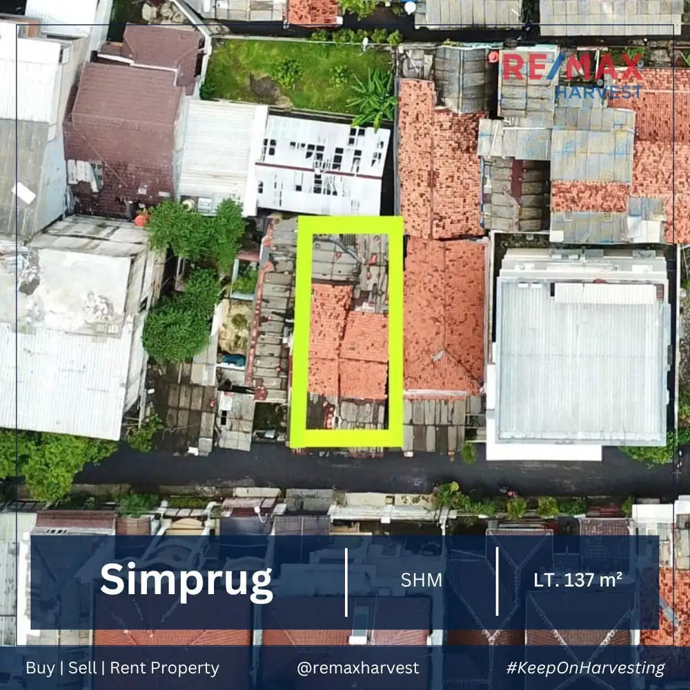 DIJUAL MURAH RUMAH HITUNG TANAH LEBAR 8METER SIMPRUG JAKARTA SELATAN
