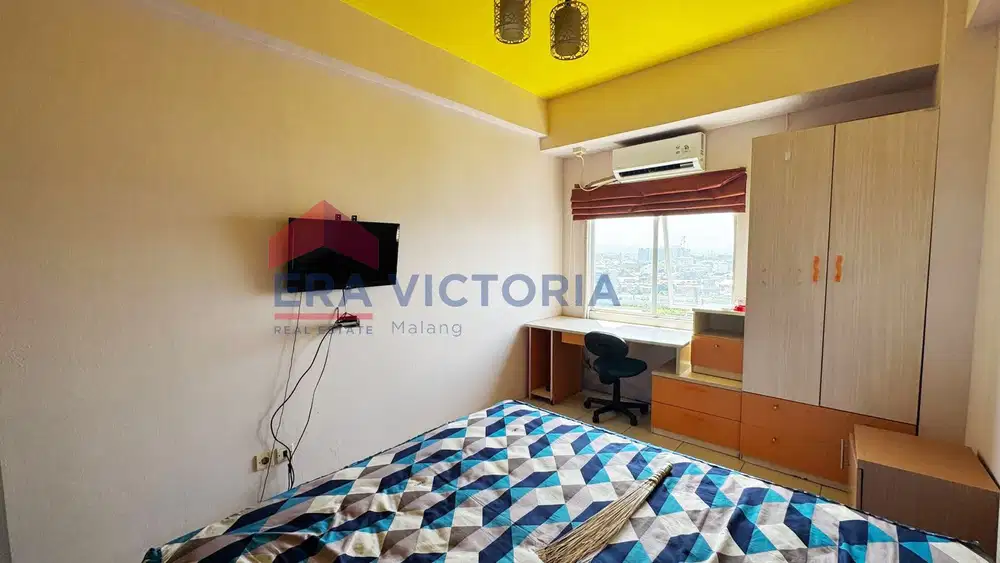 Soehat Apartemen Studio Full Furnished Dekat UB & Polinema Tinggal Bawa Koper