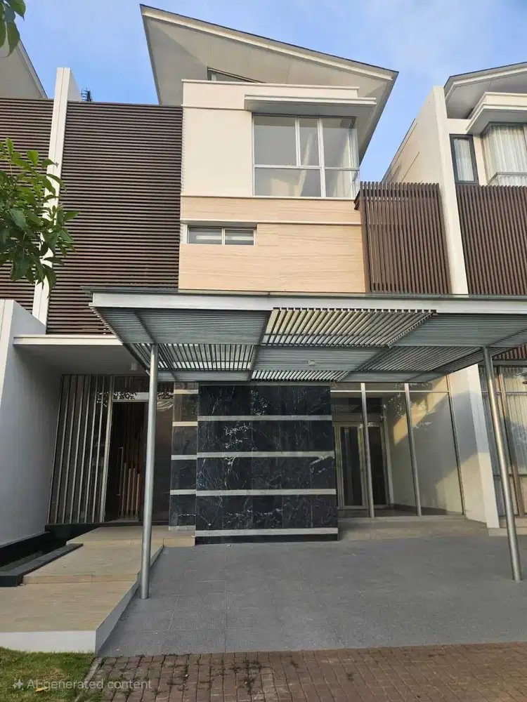 Rumah Mewah Golf Island Signature Uk 10x25 ada Lift, Bagus