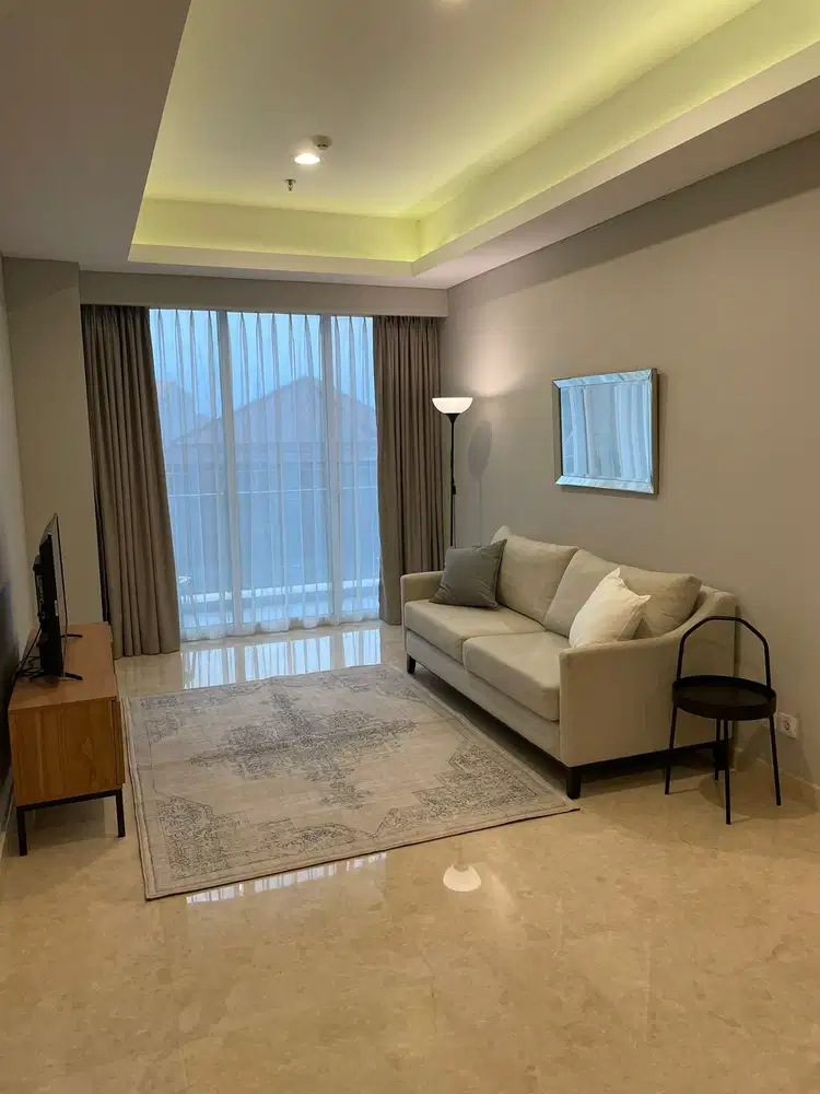 DISEWAKAN 2BR LANTAI RENDAH PONDOK INDAH RESIDENCE SIAP HUNI