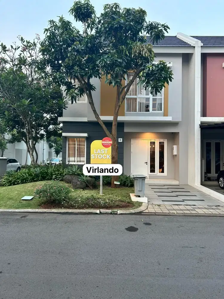 Rumah baru paling merah 3 kamar furnish Cluster Agnesi, Gading Serpong