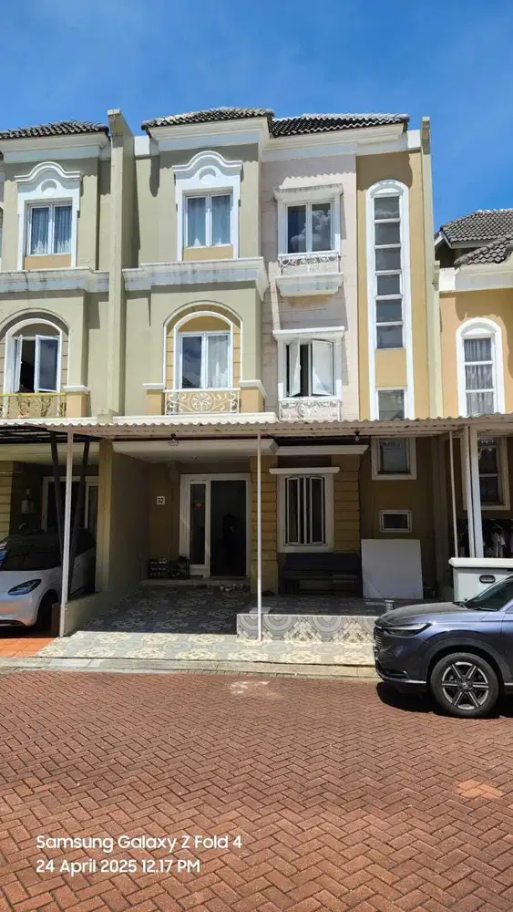 Disewa rumah siap huni di samara village gading serpong tangerang