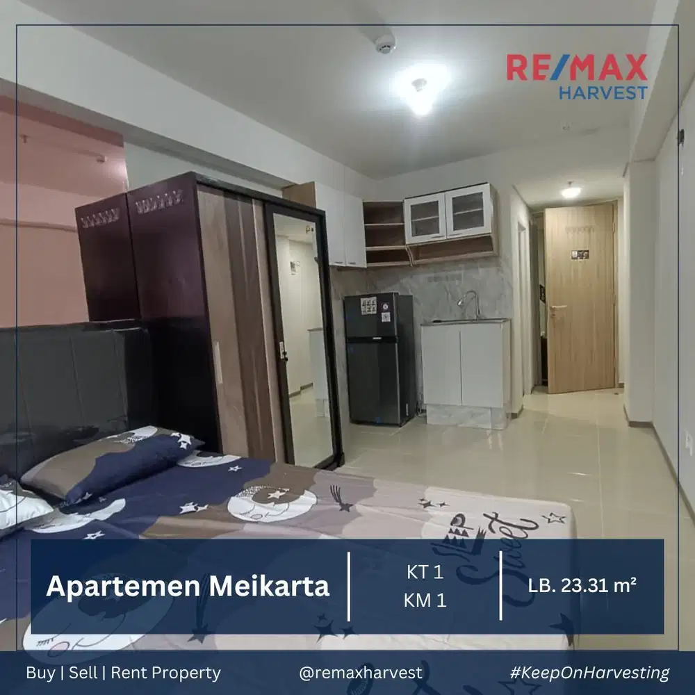 DIJUAL MURAH DIBAWAH PASAR APARTEMEN MEIKARTA TOWER AZALEA TYPE STUDIO