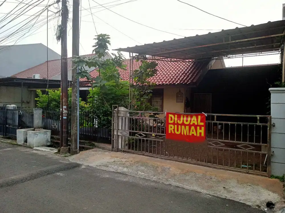 DIJUAL RUMAH HALAMAN LUAS DALAM KOMPLEK MIGAS PALMERAH
