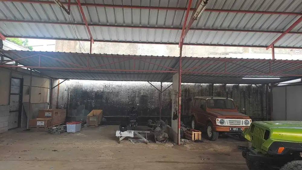 Dijual/Disewakan Lahan dan Bangunan Semi Gudang Area Ciwastra Bandung