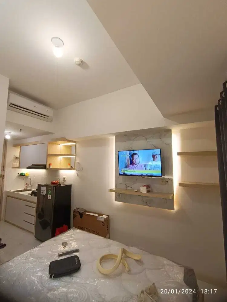 sewa apartemen tokyo riverside PIK 2 studio furnish