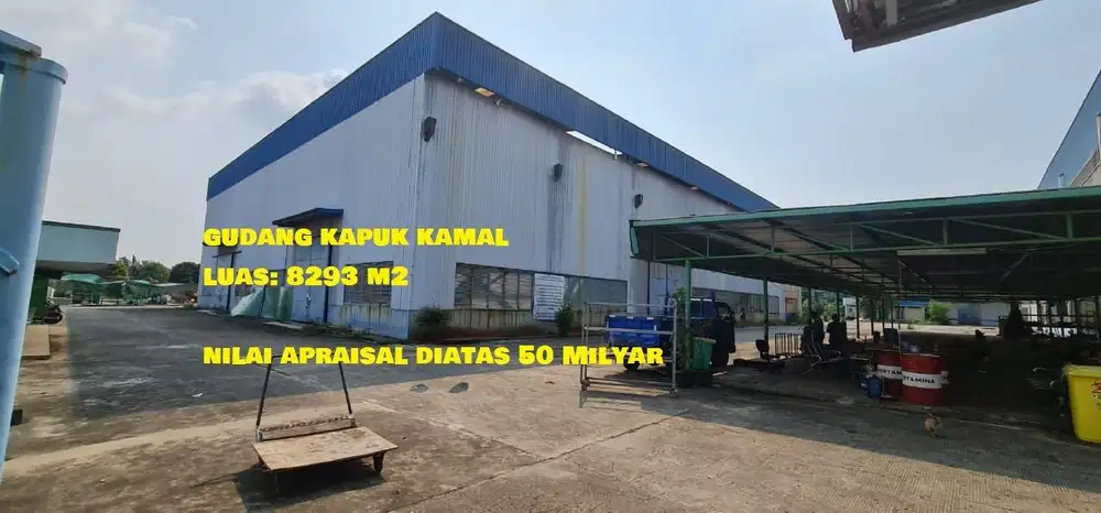 Gudang 8.233 m² Kapuk Kamal – Harga Di Bawah Appraisal!