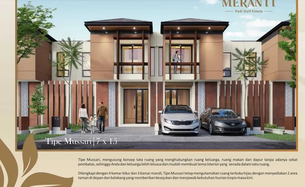 Masih ada Rumah baru Cluster Meranti , Suvarna Sutera Tangerang