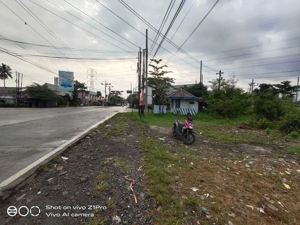 Tanah Strategis Pinggir Jalan Raya Nasional  Dekat Pusat  Purwokerto